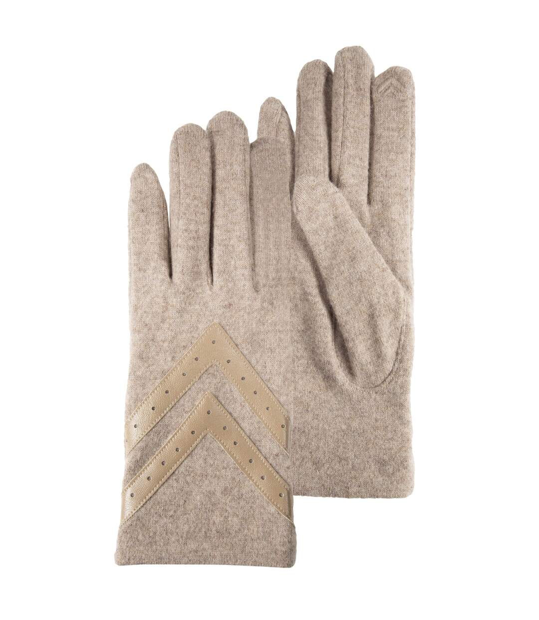 Isotoner Gants femme tactiles, chauds, en laine, non doublés-5