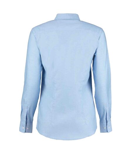 Chemisier Manches Longues Femme Bleu Clair Kustom Kit