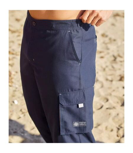 Pantalons cargo homme gris / bleu marine Atlas For Men