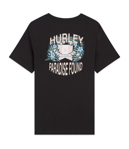 Mens Paradise Found T-shirt Black Hurley