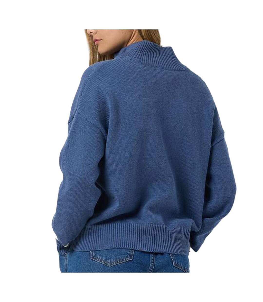 Pull bleu femme noisy may tina - xs-2