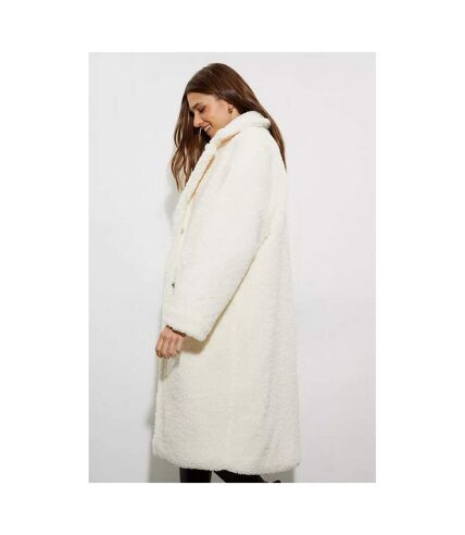 Manteau femme blanc cassé Dorothy Perkins