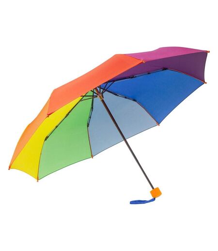 Childrens/kids Stick Umbrella One Size Rainbow Fare