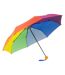 Childrens/kids Stick Umbrella One Size Rainbow Fare-2