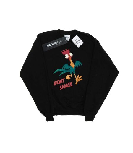Disney Sweatshirt Moana Boat Snack Femme/Ladies (Noir) - UTBI29413