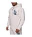 Mens Collegiate Full Zip Hoodie Bone Blank Essentials-3