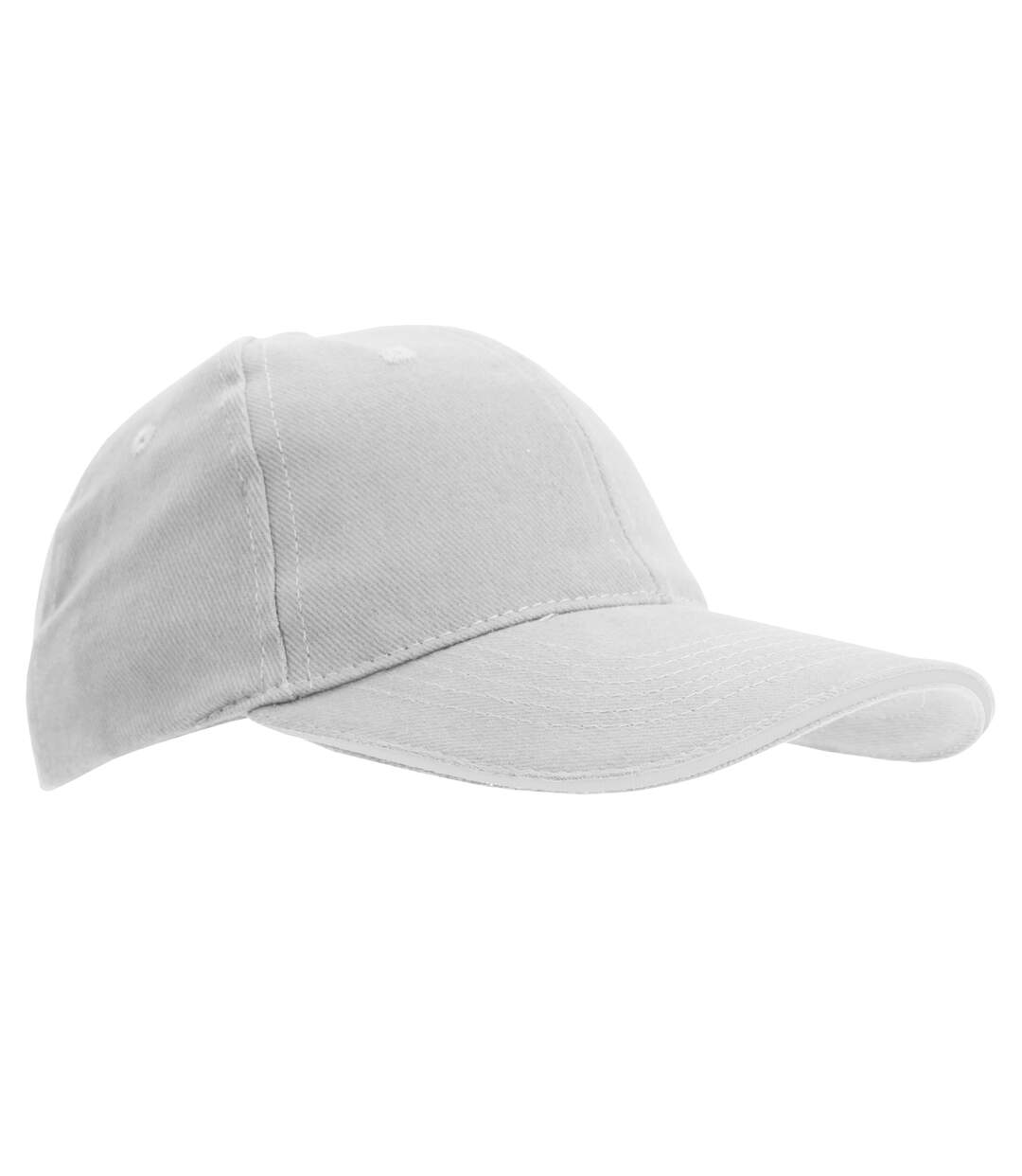 Casquette de baseball buffalo unisexe blanc SOLS-1