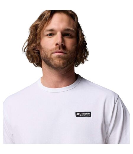 Mens Csc Mountain Heavyweight T-shirt White Columbia