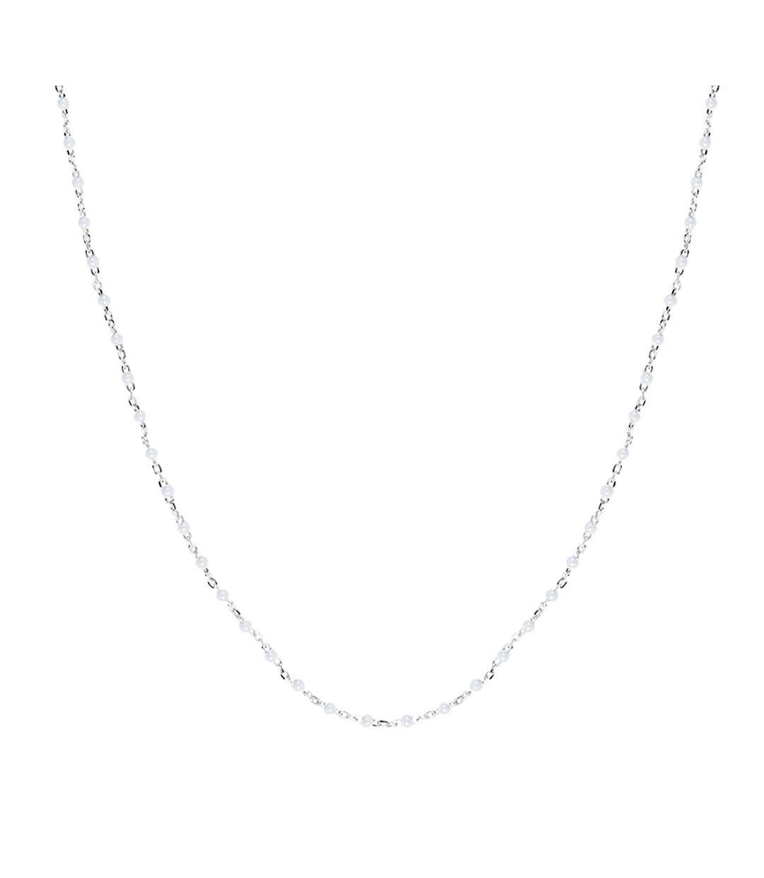 Collier Blanc Femme Clio Blue Mimi Argent - Taille unique