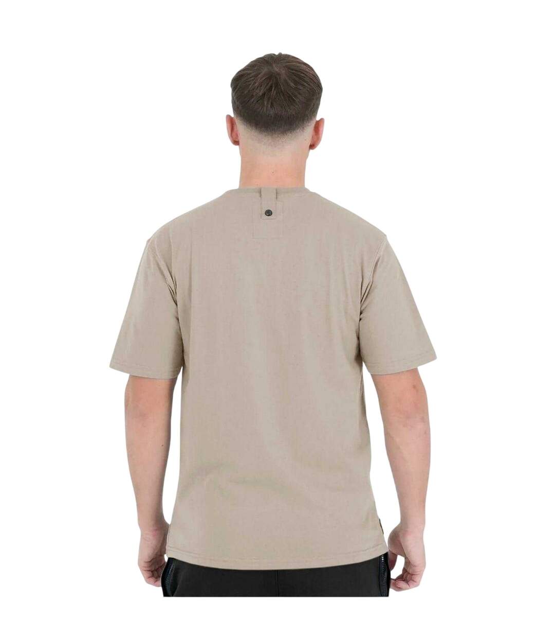 T-shirt Motif/style Lettrage Brothers Homme Beige Gris Peaceful Hooligan-2