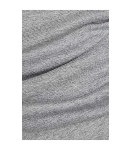 Womens/ladies heather micro-rib racerback tank top athletic grey Bella + Canvas