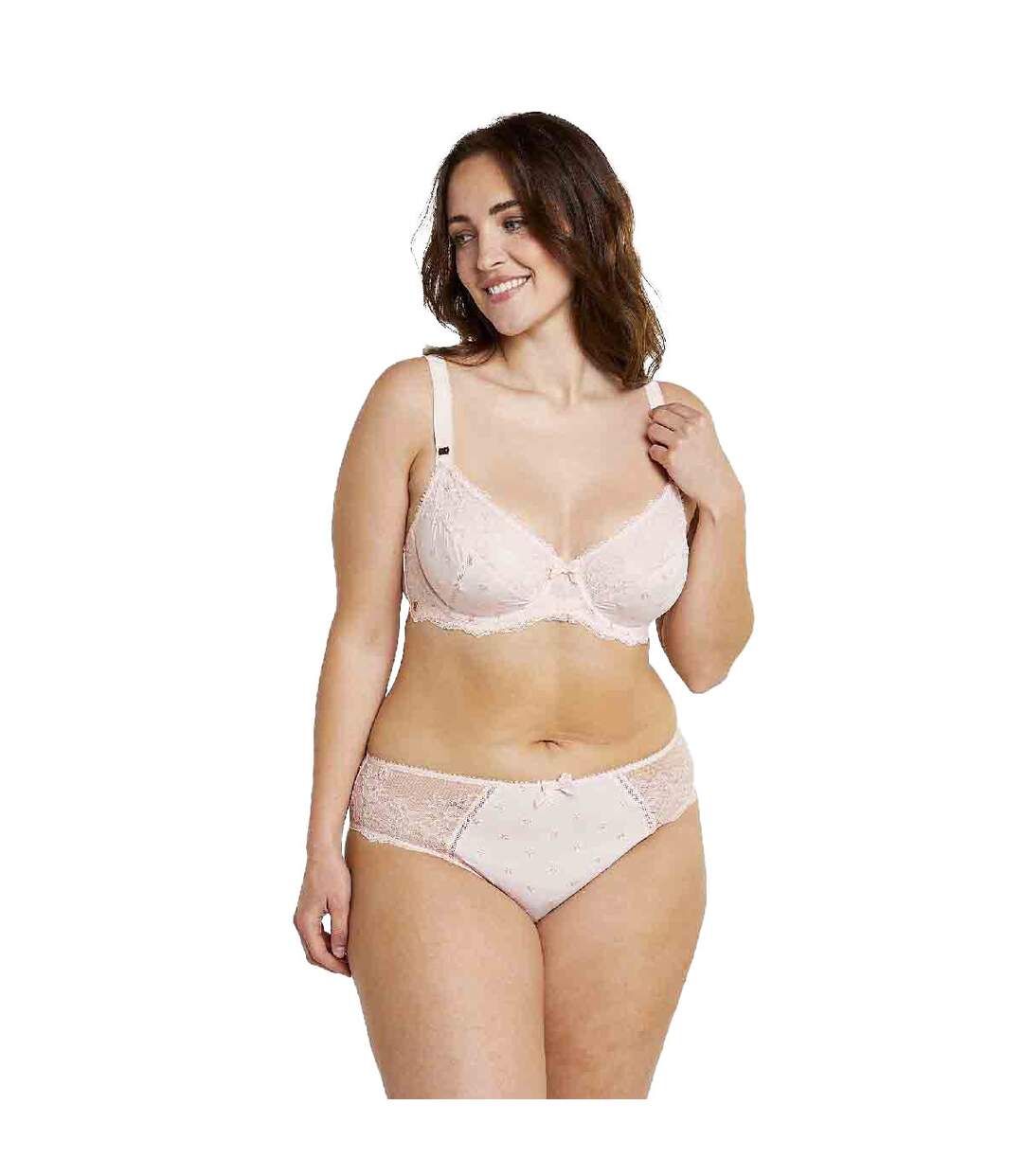 Soutien-gorge grand maintien poudre Louange-3