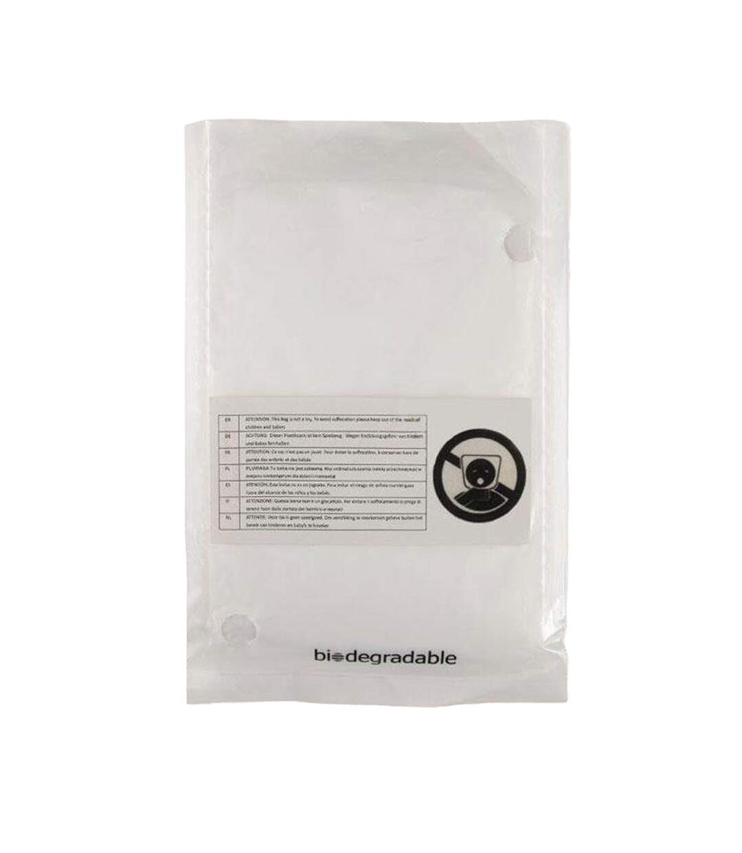 Poncho sprinkle pla adulte blanc transparent MidOcean-2