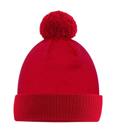 Bonnet En Coton Biologique Snowstar Rouge Beechfield