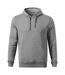 Sweat À Capuche Break Homme Gris Malfini-1