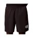 Short noir homme calvin klein jeans nylon logo drawstrin-1