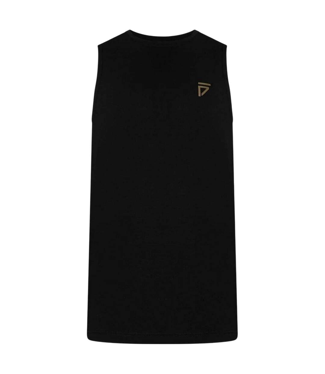 Mens Loose Fit Sleeveless Boxing Tank Top Black Gym King-1