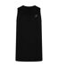 Mens Loose Fit Sleeveless Boxing Tank Top Black Gym King-1