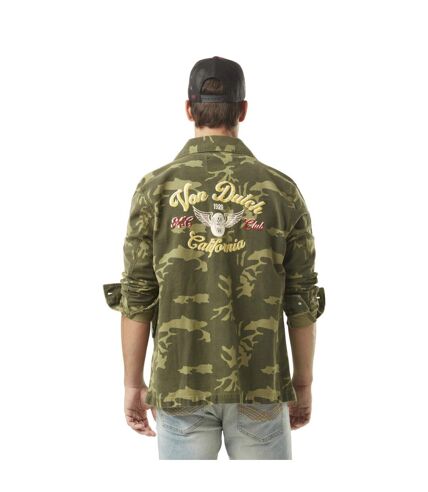 Veste homme avec broderie en camouflage en coton Santi Vondutch