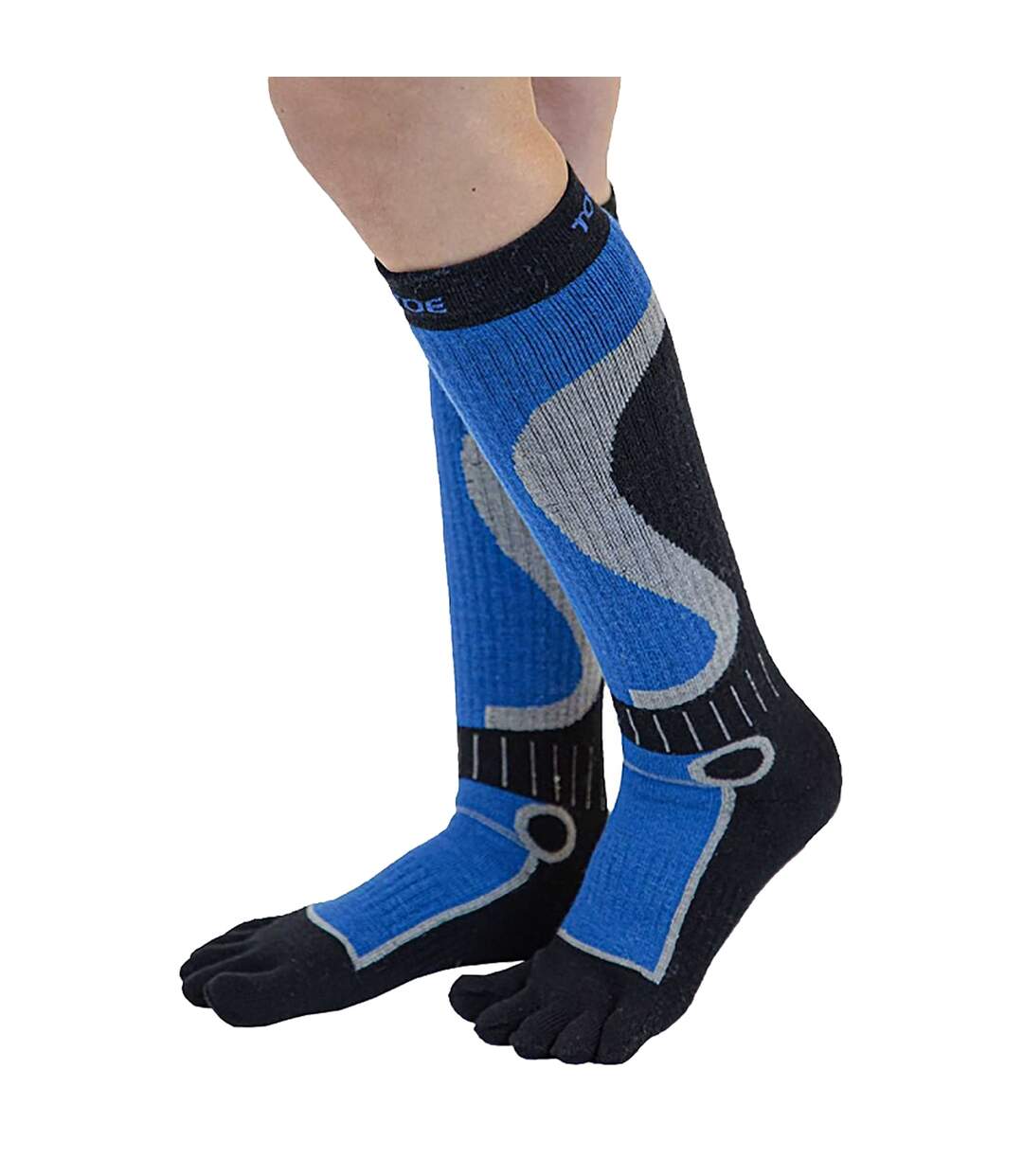 Knee-High Sports Toe Socks - 1 Pack Ski/Snow Toe Socks for Men and Women-2