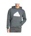 Sweat à capuche gris homme adidas m fi bos hd - l-1