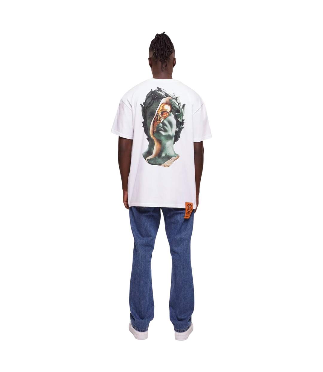 T-shirt Caesar Homme Blanc Forgotten Faces-1