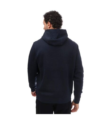 Sweat à capuche blackwater homme bleu marine DKNY