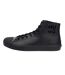 Mens Dyer Leather High Top Trainers Black Hugo-3