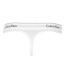 Womens/ladies Logo Cotton Blend Thong White Calvin Klein-2