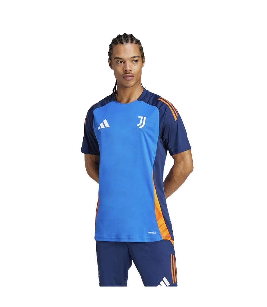 T-shirt Entraînement Motif/style Kfc Homme Bleu Adidas-2