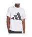 T-Shirt blanc/noir homme adidas essential-1