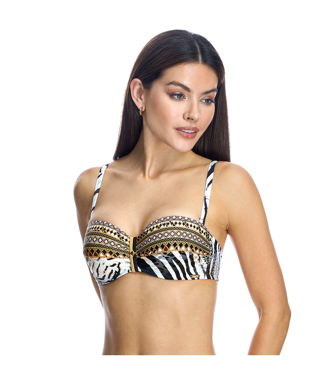 Women's underwired bikini bra W240146-1