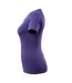 Womens/ladies Crossover Nice T-shirt Violet Mascot-3