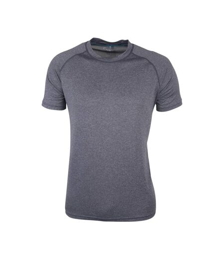 Mens agra melange t-shirt dark grey Mountain Warehouse