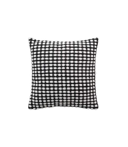 Housse de Coussin Déco Greta 40x40cm Noir