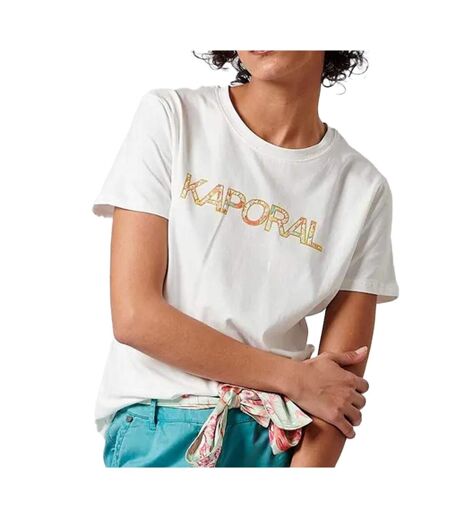 T-shirt blanc femme kaporal fanjoe