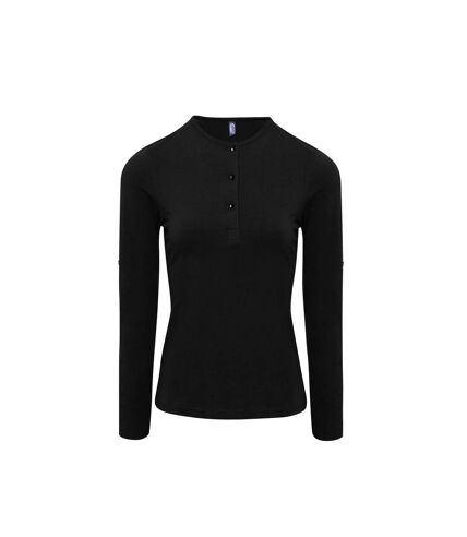 Premier - T-shirt LONG JOHN - Femme (Noir) - UTRW6236