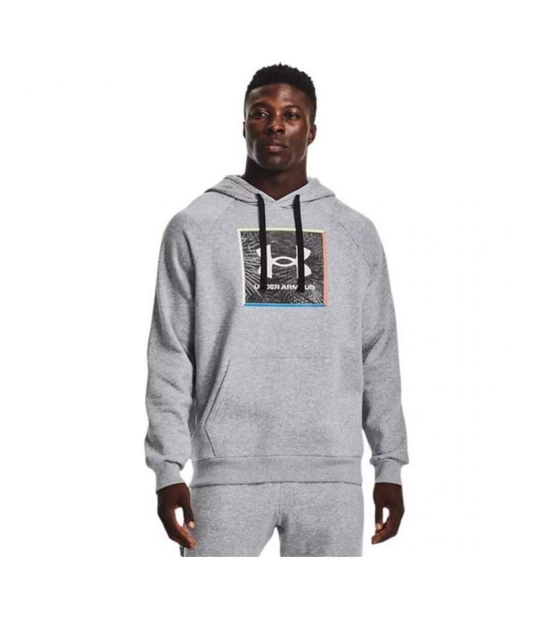 Sweat À Capuche Homme Gris Under Armour-1