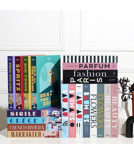 Livre de rangement collection COCKTAILS 1 pièce