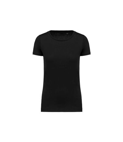 Kariban Womens/Ladies Cotton Crew Neck T-Shirt (Black) - UTRW7487