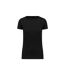 Kariban Womens/Ladies Cotton Crew Neck T-Shirt (Black) - UTRW7487