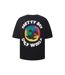 T-shirt Homme Noir Pretty Boy Ugly World-3
