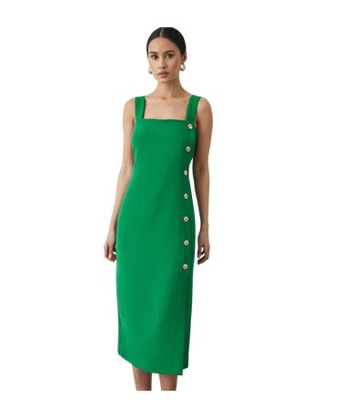 Principles Womens/Ladies Crepe Button Detail Pencil Dress (Green) - UTDH6317