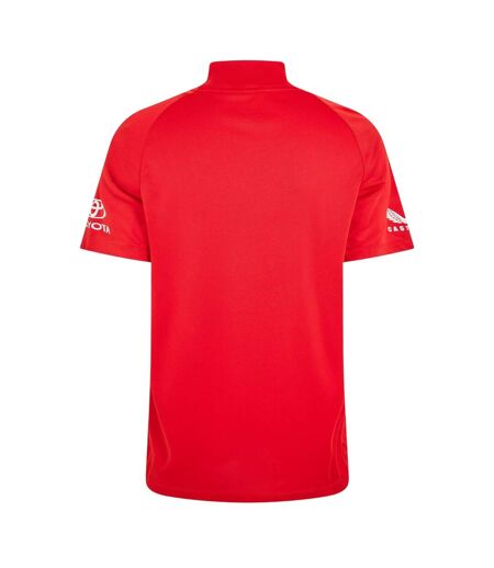 Mens Ecb T20 England Cricket Replica Cricket Shirt Red Castore