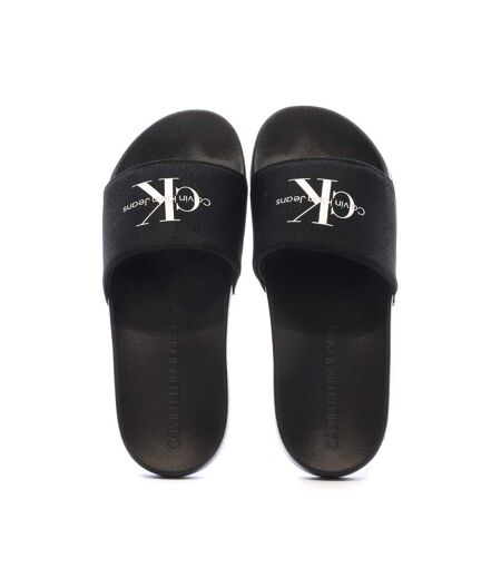 Claquettes noires homme calvin klein jeans yw0yw01835 - 37