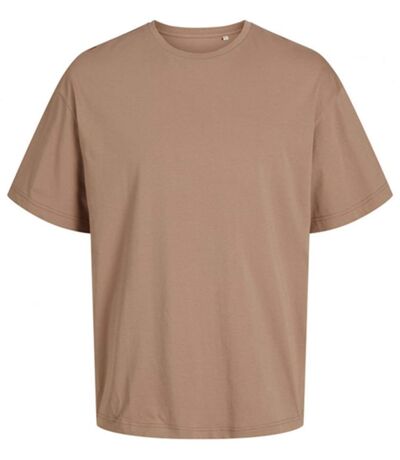 T-shirt oversize mc - JACK&JONES - Unisexe - JJ3911 - marron taupe