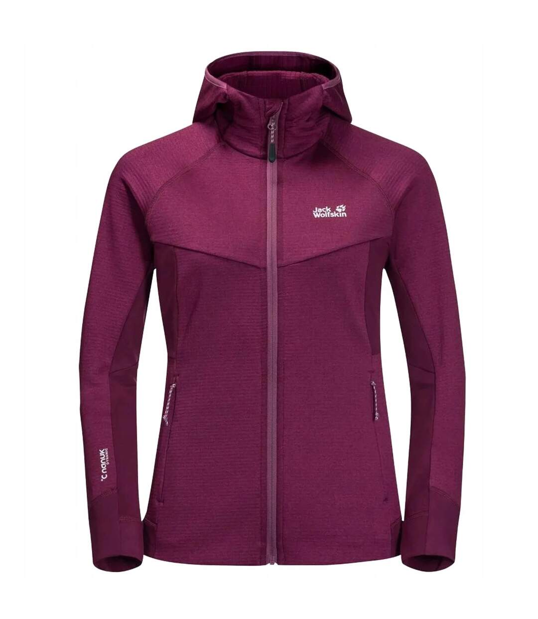 Veste Motif/style Quadrillage Hydro Femme Violet Clair Jack Wolfskin-2