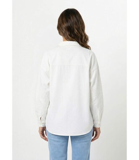 Veste surchemise coton broderie anglaise