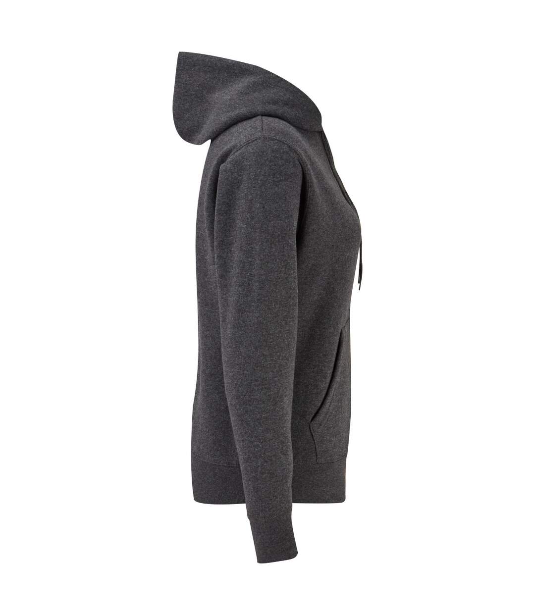 Sweat À Capuche Classic Femme Gris Foncé Fruit Of The Loom-3