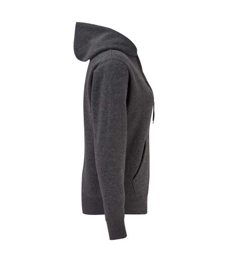 Sweat À Capuche Classic Femme Gris Foncé Fruit Of The Loom